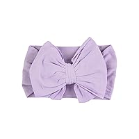 RuffleButts Lavender Big Bow Headband - One Size