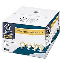 Toilet Tissue 48 Single Rolls with 400 Premium Quality Sheets per roll | Compatible with Universal Dispensing System | 2 ply 400 sheets 4.1” x 4.0”
