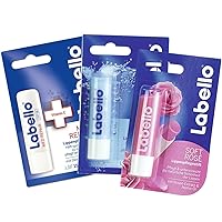 1x Med Protection, 1x Hydro Care, 1x Soft Rose Lip Balm Bundle
