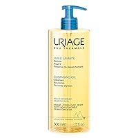 URIAGE Cleansing Oil 17 fl.oz. | Extra Gentle Cleanser for Face and Body - Leaves the Skin Clean and Moisturized | Ideal for all Skin Types, Even Very Dry and Sensitive Ones