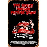 The Rocky Horror Picture Show Movie Poster Retro Metal Sign Vintage Tin Sign for Wall Decor Cafe Bar Office Home Art Sign Gift 12 X 8 inch