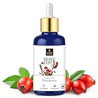 Good Vibes Rosehip Radiant Glow Face Serum | Lightweight Moisturizing Naturally Brightening Formula For All Skin Types | Natural, No Parabens & Sulphates (30 ml/1.01 Fl Oz)