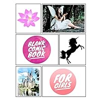 Blank Comic Book for Girls