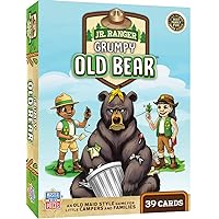 MasterPieces Licensed Kids Games - Jr Ranger - Grumpy Old Bear Kids Card Game Games for Kids & Family, Laugh and Learn