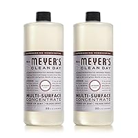 MRS. MEYER'S CLEAN DAY Multi-Surface Cleaner Concentrate, Use to Clean Floors, Tile, Counters, Lavender, 32 fl. oz - Pack of 2