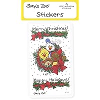 Suzy's Zoo Stickers 4-pack,Merry Christmas! 10143
