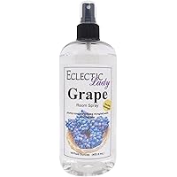 Grape Room Spray (Double Strength), 16 Ounces, No Artificial Colors, Parabens, or Preservatives - Fragrant Aromatic Room Mist For Home, Room, Office
