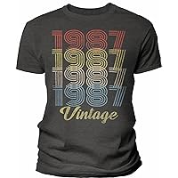37th Birthday Gift Shirt for Men - Vintage 1987 Retro Birthday - 004-37th Birthday Gift