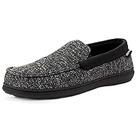 RockDove Men's SILVADUR Tweed Memory Foam Moc Slipper