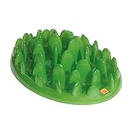Company of Animals GREEN Slow Interactive Feeder for Dogs, Size Large, Best Fun Slow Feeder Dog Bowl, Anti-Gulp, Gobble Stopper, Mental Stimulation Dog Puzzle, Suitable for Small, Medium & Large Dogs