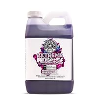 Chemical Guys CWS20764 Extreme Bodywash & Wax Foaming Car Wash Soap (For Foam Cannons, Guns or Bucket Washes) For Cars, Trucks, Motorcycles, RVs More, 64 fl oz (Half Gallon) Grape Scent