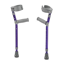 Pediatric Forearm Crutches, Wizard Purple, Large