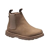 Lucky Brand Chelsea Boots for Girls Little Kid - Outdoor Side Zipper Comfortable Girls Ankle Boots - Stylish Little Girl Boots with Suede Upper and Anti-Slip Patterned Outsole