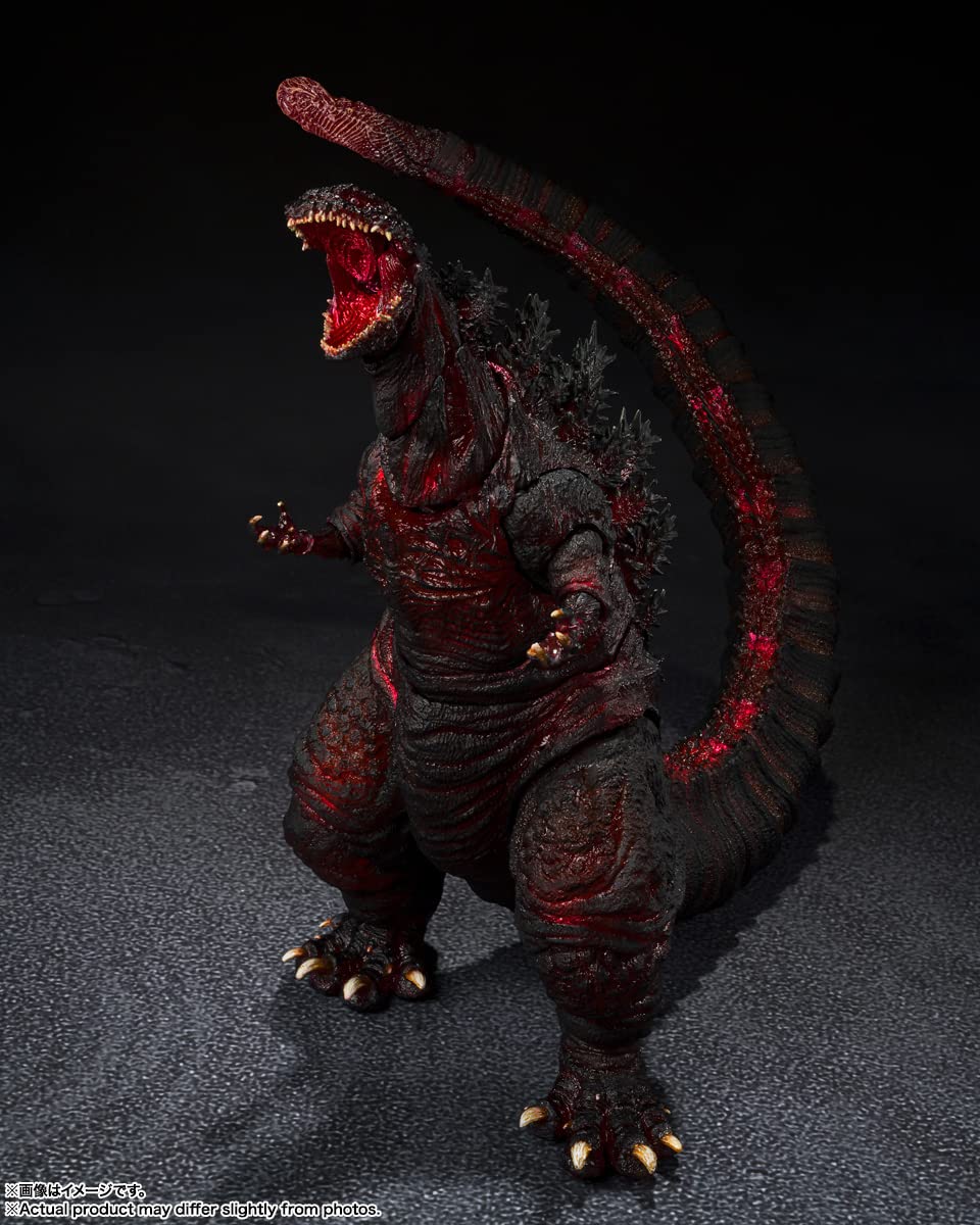 Tamashii Nations - Shin Godzilla - Godzilla [2016] Fourth Form Night Combat Ver., Bandai Spirits S.H.MonsterArts Figure