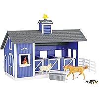 Breyer Horses Breyer Farms Home at The Barn Playset | 10 Piece Playset | 1 Stablemates Horses Included | 15