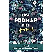 Low-FODMAP Diet Journal: 3-Month Food Diary and Symptom Tracker in 6”x9” size | Tropical