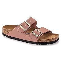 Birkenstock Unisex-Adult Sandals Arizona SFB Pink Clay Sd