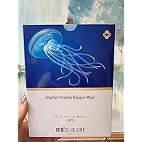 Jellyfish Peptide Oxygen Mask for All Skin Types, Set of 5 Packages, 1.2 Fl Oz/35 ml per Package