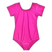 speerise Girls Short Sleeve Dancewear Leotard Gymnastic Tops for Kids…