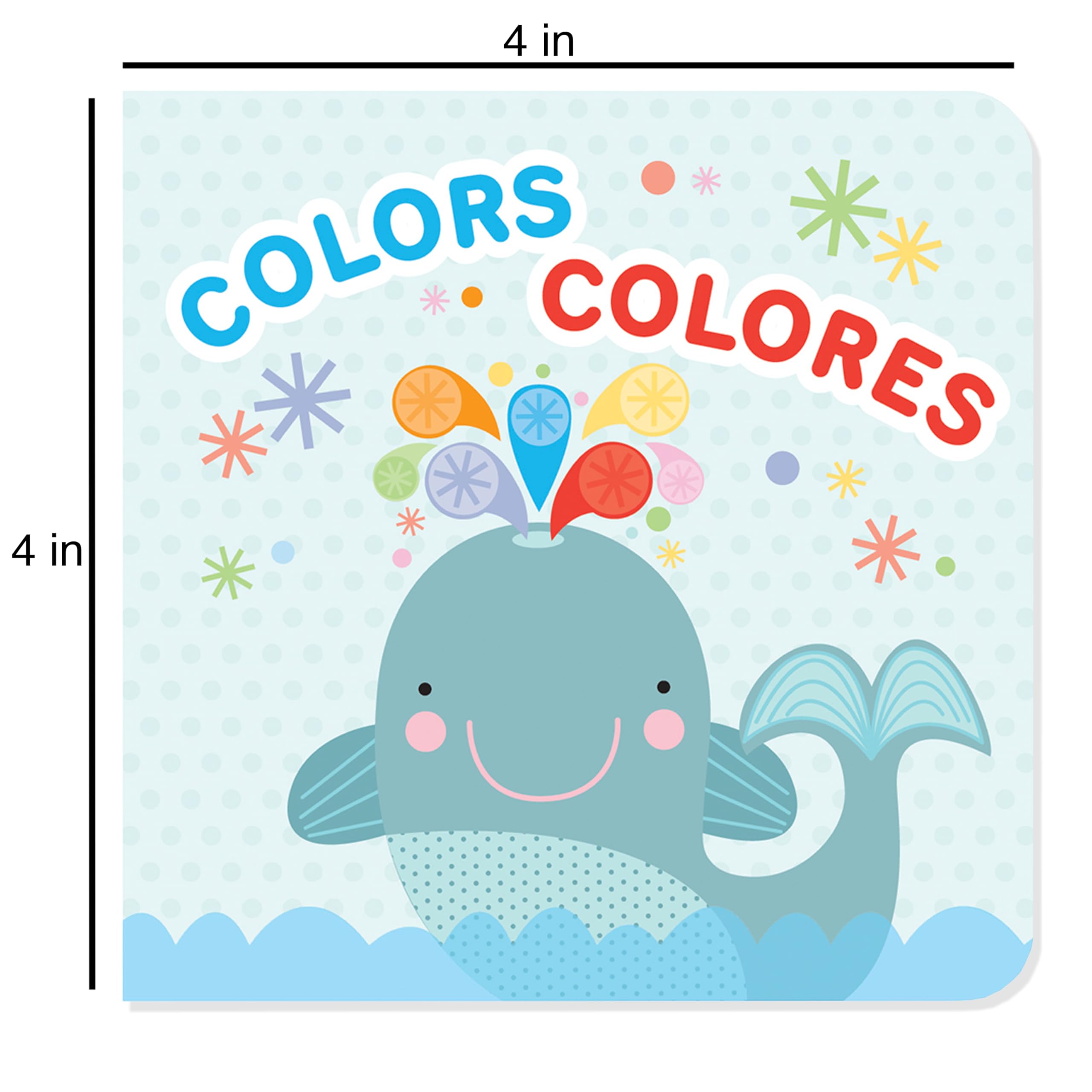 Bilingual 10 Board Books in Spanish and English: Little Library set includes Counting, Colors, Feelings, Animals, The Wheels on the Bus, ABCs, and More (English and Spanish Edition)
