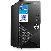 Dell Vostro 3910 Tower Business Desktop Computer, 12th Gen Intel Hexa-Core i5-12400 (Beat i7-11700), 8GB DDR4 RAM, 256GB PCIe SSD, DVDRW, AC WiFi, Bluetooth 5.0, Keyboard and Mouse, Windows 11 Pro