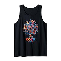 Disney Pixar Coco Iconic Colorful Family Tree Chest Poster Tank Top
