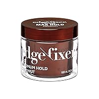 24 Hour Maximum Hold Scented Edge Fixer, Biotin B7 Infused, All Hair Types, Non-Greasy Gel, No Flaking, 100 mL (3.38 US fl. oz.) - Coconut Scent