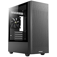 NX Series NX500M, Mesh Front Panel, Type-C 3.2 Gen2 Ready, 1 x 120mm Fan Included, Tempered Glass Side Panels, 360mm Radiator Support, Mini-Tower M-ATX Gaming Case