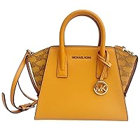 Michael Kors Bradshaw Woven Leather Xbody Handbag RARE Bright Yellow Bag  or SET  eBay