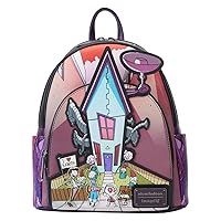 Loungefly Nickelodeon Invader Zim Secret Lair Mini Backpack