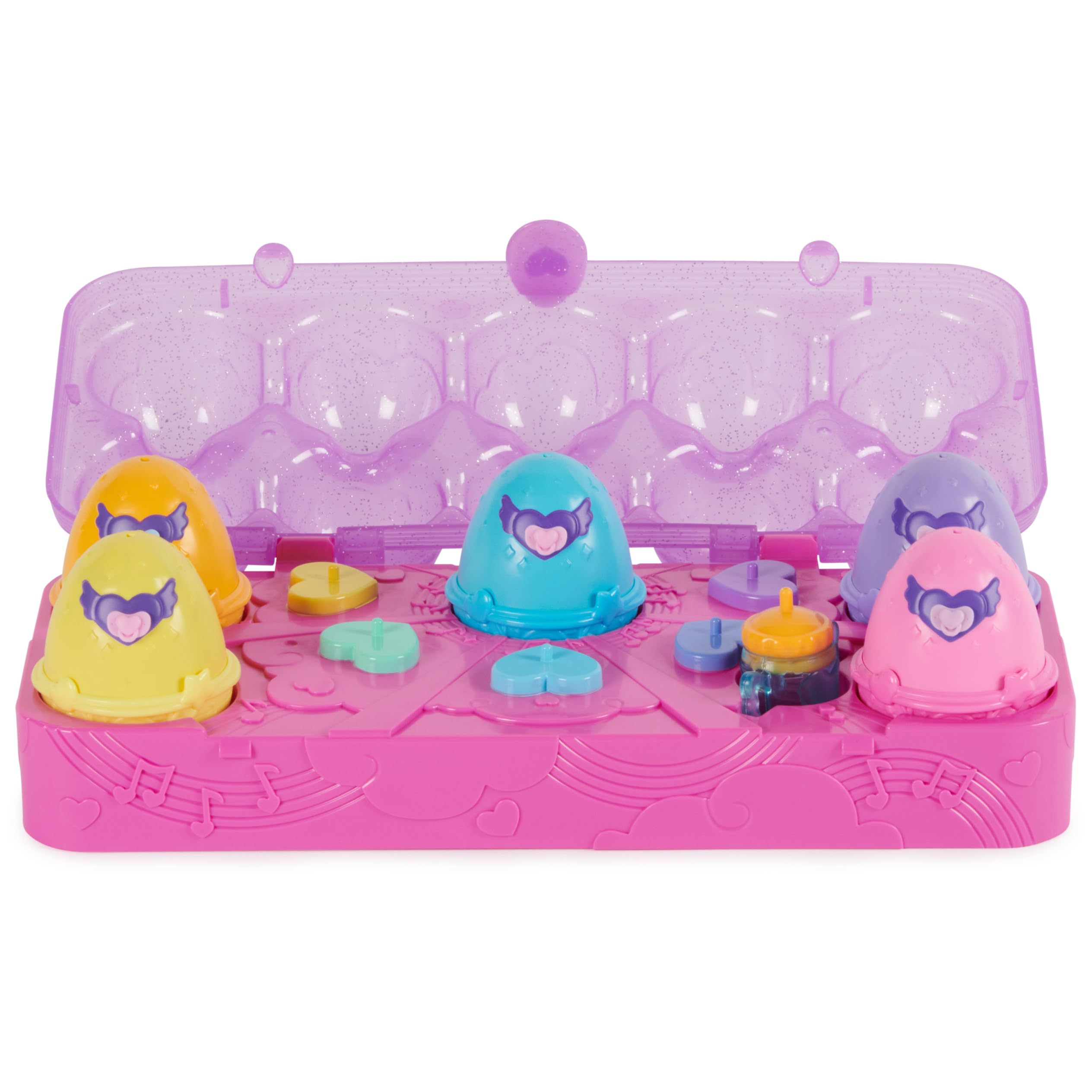 Hatchimals Alive, Egg Carton Toy with 5 Mini Figures in Self-Hatching Eggs, 11 Accessories, Kids Toys for Girls and Boys Ages 3 and up