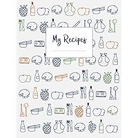 My Recipes: The XXL do-it-yourself cookbook to note down your 120 favorite recipes (letter format) My Recipes: The XXL do-it-yourself cookbook to note down your 120 favorite recipes (letter format) Paperback