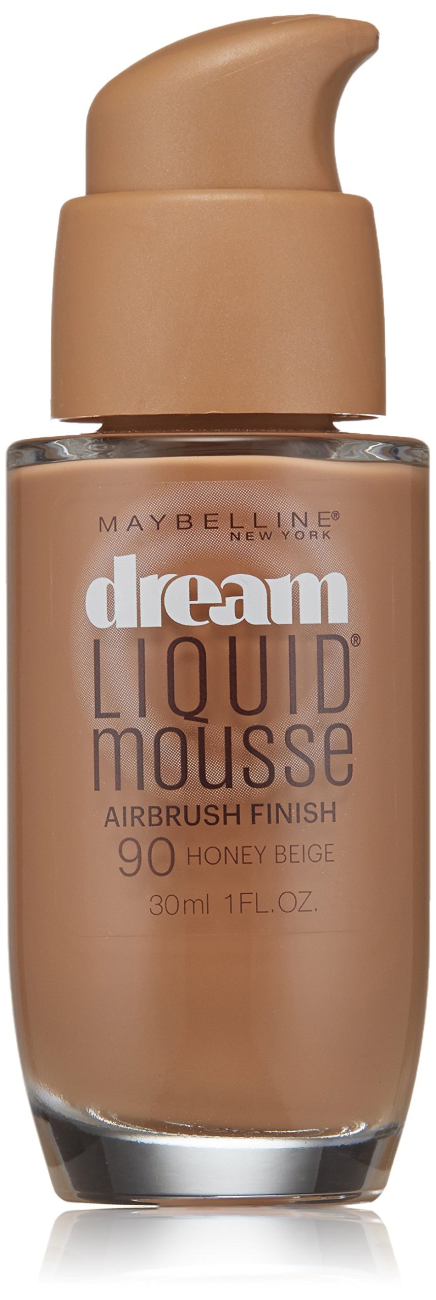 Maybelline New York Dream Liquid Mousse Foundation, Honey Beige, 1 Fluid Ounce(Packaging May Vary)