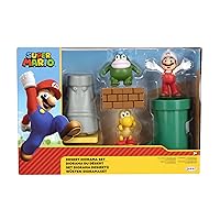 Super Mario Action Figure Playset 2.5-Inch Desert Diorama Set