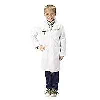 Aeromax 3/4 Length Jr. Doctor Lab Coat, Size 8/10, White