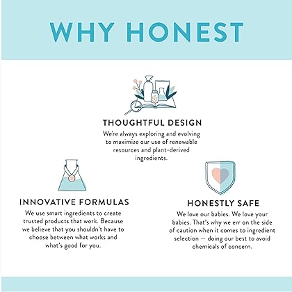 The Honest Company Clean Conscious Diapers | Plant-Based, Sustainable | Above It All + Pandas | Club Box, Size Newborn, 76 Count