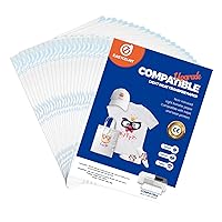 Heat Transfer Paper for Light T Shirts 20 Sheets (8.5x11
