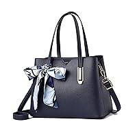 NICOLE & DORIS Women's Shoulder Bag, Crossbody Bag, Handbag, With Scarf, 2-Way, Bag, Many Pockets, Stylish, Commuting Bag, Water Repellent, Freestanding, Small, Women's Bag, With Tacks on Bottom, Brand Gift