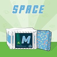 ABUniverse Space Diapers- Pack of 10 (Medium) (Medium)