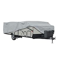 Classic Accessories Over Drive PermaPRO Folding Camping Trailer Cover, Fits 10'-12'L, RV Cover, Camper Cover, Travel Trailer Cover