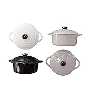 Creative Co-Op Mini Bakers with Lids (Set of 4 Colors)