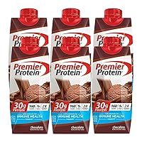 Premier Protein Shake High Protein Chocolate Ready to Drink Shake 11Fl oz | 30g Protein. (Pack of 6)