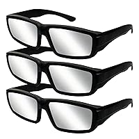 Solar Eclipse Glasses - ISO 12312-2:2015(E) & CE Certified, Durable Plastic Eclipse Glasses for Direct Sun Viewing(3 Pack)