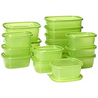 GreenBoxes 32 Piece Set – Keeps Fruits, Vegetables, Baked Goods and Snacks Fresh Longer, Reusable, BPA Free, Microwave and Dishwasher Safe, Made in USA