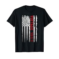 Vintage 1963 60 Year Old Gifts 60th Birthday American Flag T-Shirt