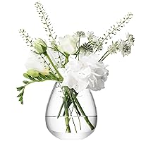 LSA International Flower Mini Table Vase, H3.75