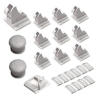 Baby Proofing Magnetic Cabinet Locks – 10 Locks + 2 Keys Kit – Upgraded Strong 3M Adhesive Invisible Proof Child Safety Latches – Cabinet Cupboard Drawer to Protect Toddlers Children Kids by G2eComme