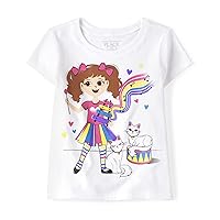 The Children's Place baby girls Cat Short Sleeve Graphic T Shirt