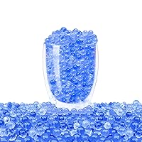 30,000 Large Water Gel Beads: Versatile Decorative Pearls for Elegant Weddings, Floating Candle Displays, and Stylish Event Decor (Blue)