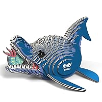 Eugy Mosasaurus Dinosaur 3D Puzzle, 25 Piece Eco-Friendly Educational Toy Puzzles for Boys, Girls & Kids Ages 6+